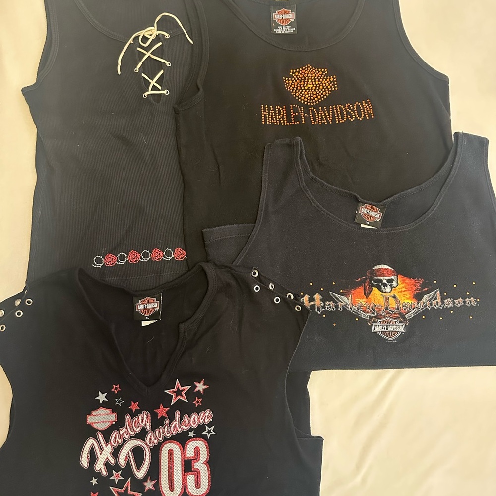 Lot of Harley Davidson Women’s Tanks